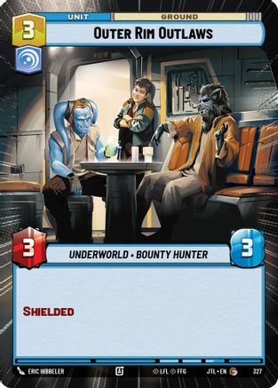 Outer Rim Outlaws (327) (Hyperspace) (327) [Jump to Lightspeed] - Fantasy Flight Games - Card Brawlers | Quebec | Canada |