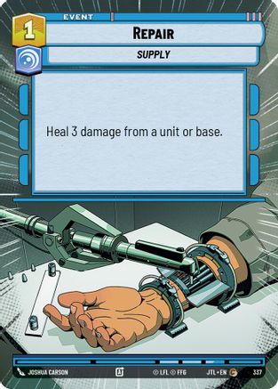 Repair (337) (Hyperspace) (337) [Jump to Lightspeed] - Fantasy Flight Games - Card Brawlers | Quebec | Canada |