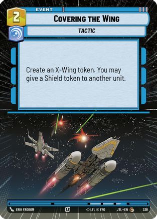 Covering the Wing (338) (Hyperspace) (338) [Jump to Lightspeed] - Fantasy Flight Games - Card Brawlers | Quebec | Canada |