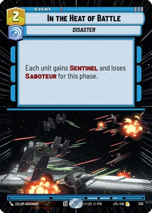 In the Heat of Battle (339) (Hyperspace) (339) [Jump to Lightspeed] - Fantasy Flight Games - Card Brawlers | Quebec | Canada |