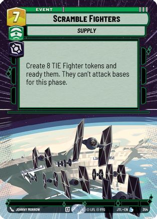 Scramble Fighters (354) (Hyperspace) (354) [Jump to Lightspeed] - Fantasy Flight Games - Card Brawlers | Quebec | Canada |