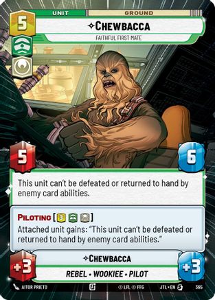 Chewbacca - Faithful First Mate (365) (Hyperspace) (365) [Jump to Lightspeed] - Fantasy Flight Games - Card Brawlers | Quebec | Canada |