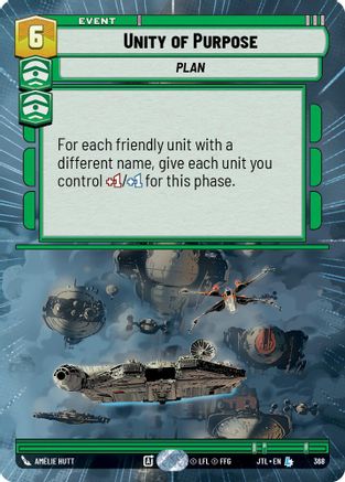 Unity of Purpose (368) (Hyperspace) (368) [Jump to Lightspeed] - Fantasy Flight Games - Card Brawlers | Quebec | Canada |