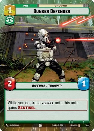 Bunker Defender (369) (Hyperspace) (369) [Jump to Lightspeed] - Fantasy Flight Games - Card Brawlers | Quebec | Canada |