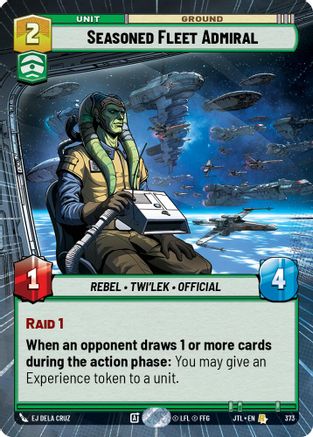 Seasoned Fleet Admiral (373) (Hyperspace) (373) [Jump to Lightspeed] - Fantasy Flight Games - Card Brawlers | Quebec | Canada |