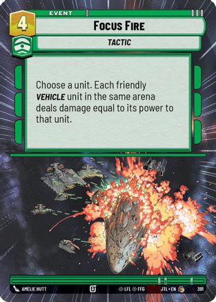 Focus Fire (391) (Hyperspace) (391) [Jump to Lightspeed] - Fantasy Flight Games - Card Brawlers | Quebec | Canada |