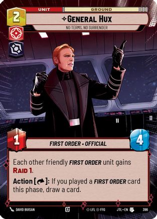 General Hux - No Terms, No Surrender (396) (Hyperspace) (396) [Jump to Lightspeed] - Fantasy Flight Games - Card Brawlers | Quebec | Canada |