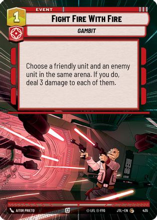 Fight Fire With Fire (435) (Hyperspace) (435) [Jump to Lightspeed] - Fantasy Flight Games - Card Brawlers | Quebec | Canada |