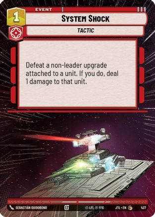System Shock (437) (Hyperspace) (437) [Jump to Lightspeed] - Fantasy Flight Games - Card Brawlers | Quebec | Canada |