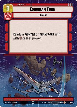 Koiogran Turn (441) (Hyperspace) (441) [Jump to Lightspeed] - Fantasy Flight Games - Card Brawlers | Quebec | Canada |
