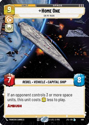 Home One - On My Mark (466) (Hyperspace) (466) [Jump to Lightspeed] - Fantasy Flight Games - Card Brawlers | Quebec | Canada |