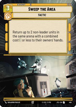 Sweep the Area (495) (Hyperspace) (495) [Jump to Lightspeed] - Fantasy Flight Games - Card Brawlers | Quebec | Canada |