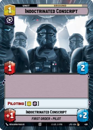 Indoctrinated Conscript (498) (Hyperspace) (498) [Jump to Lightspeed] - Fantasy Flight Games - Card Brawlers | Quebec | Canada |