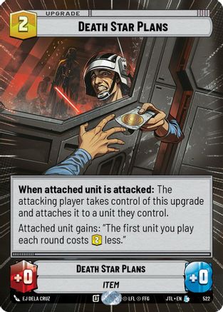 Death Star Plans (522) (Hyperspace) (522) [Jump to Lightspeed] - Fantasy Flight Games - Card Brawlers | Quebec | Canada |