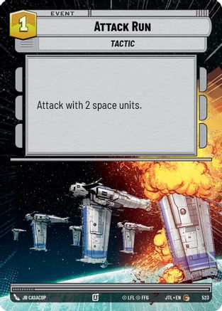 Attack Run (523) (Hyperspace) (523) [Jump to Lightspeed] - Fantasy Flight Games - Card Brawlers | Quebec | Canada |