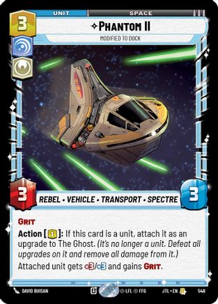 Phantom II - Modified to Dock (548) (548) [Jump to Lightspeed] - Fantasy Flight Games - Card Brawlers | Quebec | Canada |