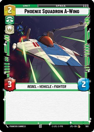 Phoenix Squadron A-Wing (593) (593) [Jump to Lightspeed] - Fantasy Flight Games - Card Brawlers | Quebec | Canada |