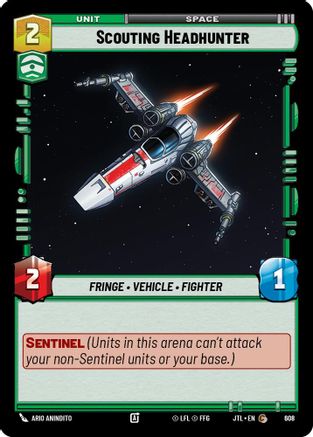 Scouting Headhunter (608) (608) [Jump to Lightspeed] - Fantasy Flight Games - Card Brawlers | Quebec | Canada |