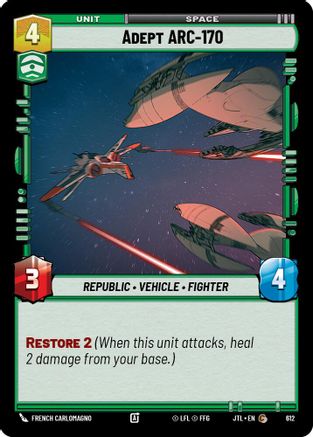 Adept ARC-170 (612) (612) [Jump to Lightspeed] - Fantasy Flight Games - Card Brawlers | Quebec | Canada |