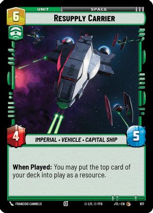 Resupply Carrier (617) (617) [Jump to Lightspeed] - Fantasy Flight Games - Card Brawlers | Quebec | Canada |