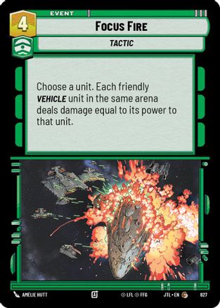 Focus Fire (627) (627) [Jump to Lightspeed] - Fantasy Flight Games - Card Brawlers | Quebec | Canada |