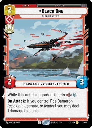 Black One - Straight At Them (645) (645) [Jump to Lightspeed] - Fantasy Flight Games - Card Brawlers | Quebec | Canada |
