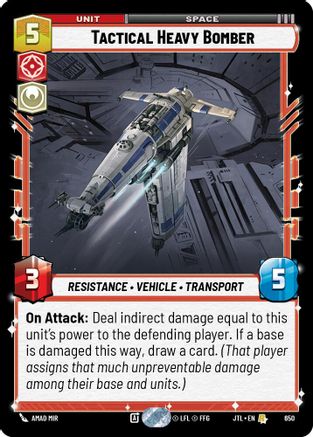 Tactical Heavy Bomber (650) (650) [Jump to Lightspeed] - Fantasy Flight Games - Card Brawlers | Quebec | Canada |