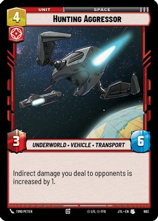 Hunting Aggressor (663) (663) [Jump to Lightspeed] - Fantasy Flight Games - Card Brawlers | Quebec | Canada |