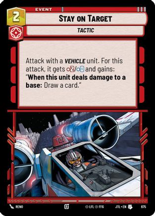 Stay on Target (675) (675) [Jump to Lightspeed] - Fantasy Flight Games - Card Brawlers | Quebec | Canada |