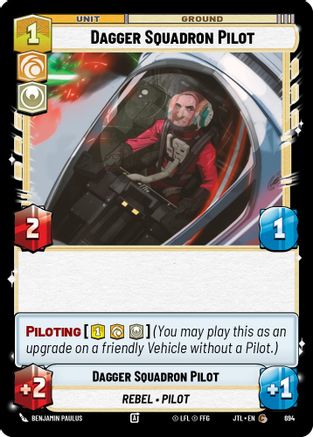 Dagger Squadron Pilot (694) (694) [Jump to Lightspeed] - Fantasy Flight Games - Card Brawlers | Quebec | Canada |