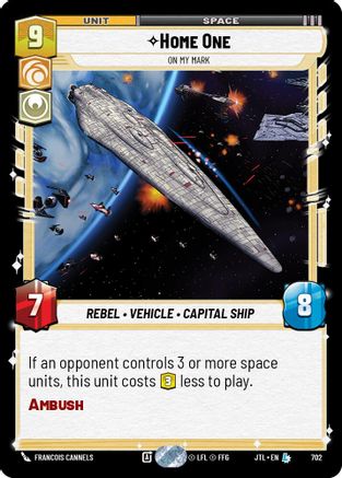 Home One - On My Mark (702) (702) [Jump to Lightspeed] - Fantasy Flight Games - Card Brawlers | Quebec | Canada |