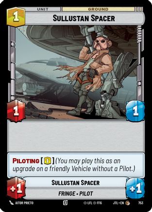 Sullustan Spacer (753) (753) [Jump to Lightspeed] - Fantasy Flight Games - Card Brawlers | Quebec | Canada |