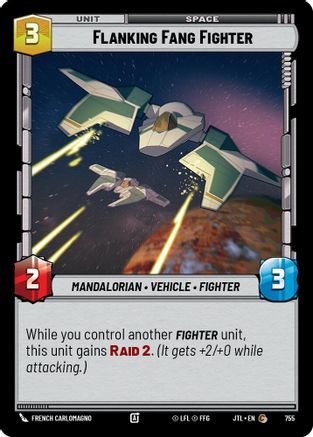 Flanking Fang Fighter (755) (755) [Jump to Lightspeed] - Fantasy Flight Games - Card Brawlers | Quebec | Canada |