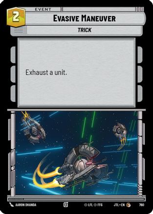 Evasive Maneuver (760) (760) [Jump to Lightspeed] - Fantasy Flight Games - Card Brawlers | Quebec | Canada |