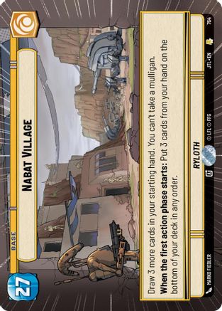 Nabat Village (764) (Hyperspace Foil) (764) [Jump to Lightspeed] - Fantasy Flight Games - Card Brawlers | Quebec | Canada |