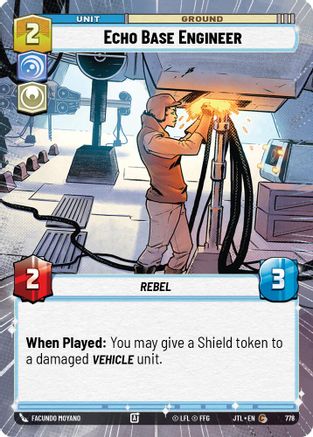 Echo Base Engineer (778) (Hyperspace Foil) (778) [Jump to Lightspeed] - Fantasy Flight Games - Card Brawlers | Quebec | Canada |