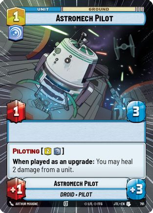 Astromech Pilot (791) (Hyperspace Foil) (791) [Jump to Lightspeed] - Fantasy Flight Games - Card Brawlers | Quebec | Canada |
