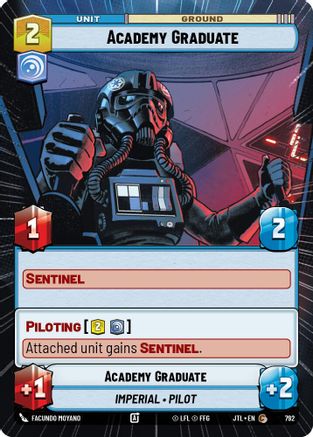 Academy Graduate (792) (Hyperspace Foil) (792) [Jump to Lightspeed] - Fantasy Flight Games - Card Brawlers | Quebec | Canada |