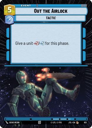 Out the Airlock (813) (Hyperspace Foil) (813) [Jump to Lightspeed] - Fantasy Flight Games - Card Brawlers | Quebec | Canada |
