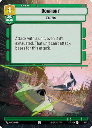 Dogfight (857) (Hyperspace Foil) (857) [Jump to Lightspeed] - Fantasy Flight Games - Card Brawlers | Quebec | Canada |