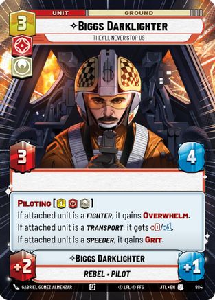 Biggs Darklighter - They'll Never Stop Us (884) (Hyperspace Foil) (884) [Jump to Lightspeed] - Fantasy Flight Games - Card Brawlers | Quebec | Canada |