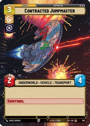 Contracted Jumpmaster (918) (Hyperspace Foil) (918) [Jump to Lightspeed] - Fantasy Flight Games - Card Brawlers | Quebec | Canada |