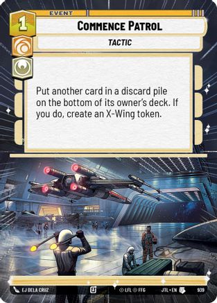 Commence Patrol (939) (Hyperspace Foil) (939) [Jump to Lightspeed] - Fantasy Flight Games - Card Brawlers | Quebec | Canada |