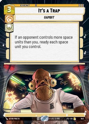 It's a Trap (943) (Hyperspace Foil) (943) [Jump to Lightspeed] - Fantasy Flight Games - Card Brawlers | Quebec | Canada |
