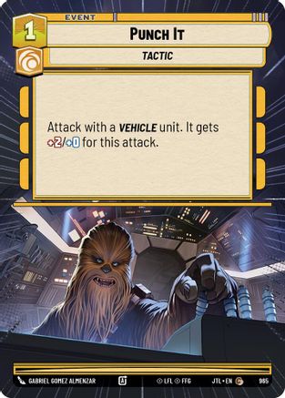 Punch It (965) (Hyperspace Foil) (965) [Jump to Lightspeed] - Fantasy Flight Games - Card Brawlers | Quebec | Canada |