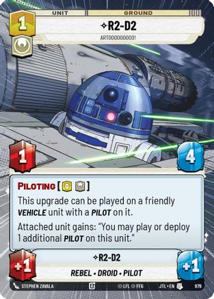 R2-D2 - Artooooooooo! (979) (Hyperspace Foil) (979) [Jump to Lightspeed] - Fantasy Flight Games - Card Brawlers | Quebec | Canada |