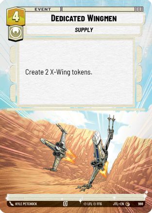 Dedicated Wingmen (988) (Hyperspace Foil) (988) [Jump to Lightspeed] - Fantasy Flight Games - Card Brawlers | Quebec | Canada |