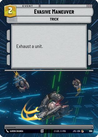 Evasive Maneuver (996) (Hyperspace Foil) (996) [Jump to Lightspeed] - Fantasy Flight Games - Card Brawlers | Quebec | Canada |