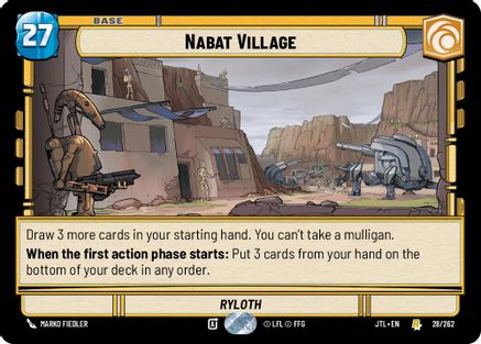Nabat Village (028/262) (028/262) [Jump to Lightspeed] - Fantasy Flight Games - Card Brawlers | Quebec | Canada |