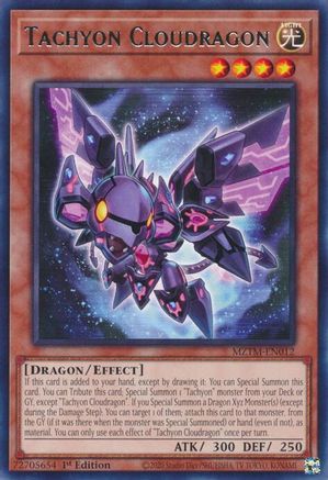 Tachyon Cloudragon [MZTM-EN012] Rare - Yu-Gi-Oh! - Card Brawlers | Quebec | Canada |
